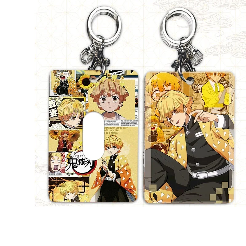 

New Hot Anime Demon Slayer Kimetsu No Yaiba Keychain Pendant Student Backpack Key Chain Friend Key Ring Christmas Birthday Gift