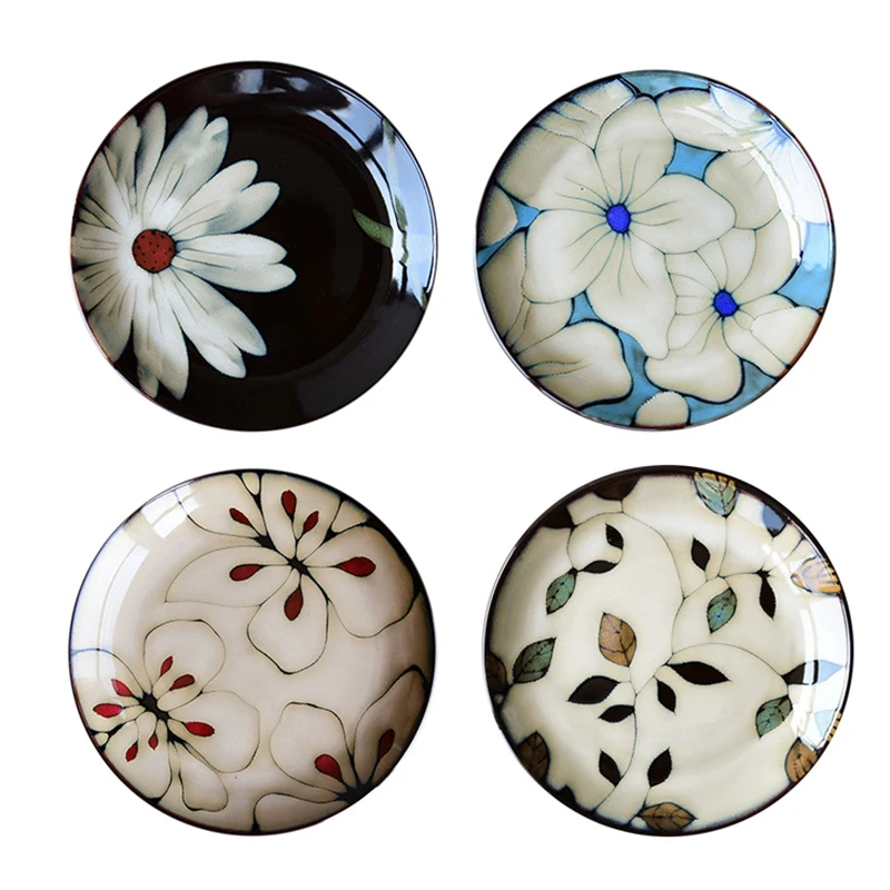 

Hand-Painted Ceramic Dinner Plates, Ceramic Dinner Plates Set of 1, Household Tableware Plates