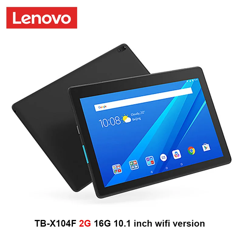 Lenovo E10 TB-X104F экран 10 1 дюйма 2 Гб ОЗУ 16 ПЗУ на базе Android 8 четырёхъядерный процессор