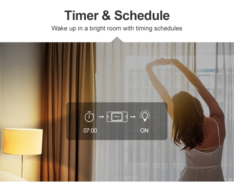 Интеллектуальный выключатель света Sonoff BASIC R3 умный переключатель Wifi светильник