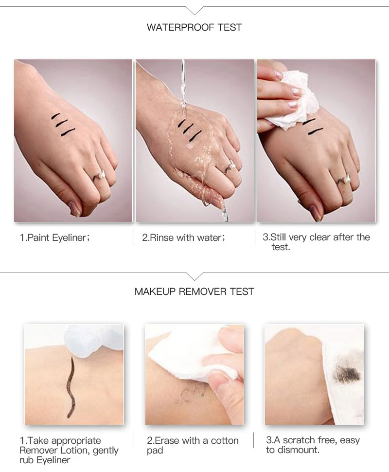 PUDAIER Matte Eye Liner Gel Cream Lasting Waterproof Black Eyeliner Pen Natural Gel Eyeliner Korean Makeup