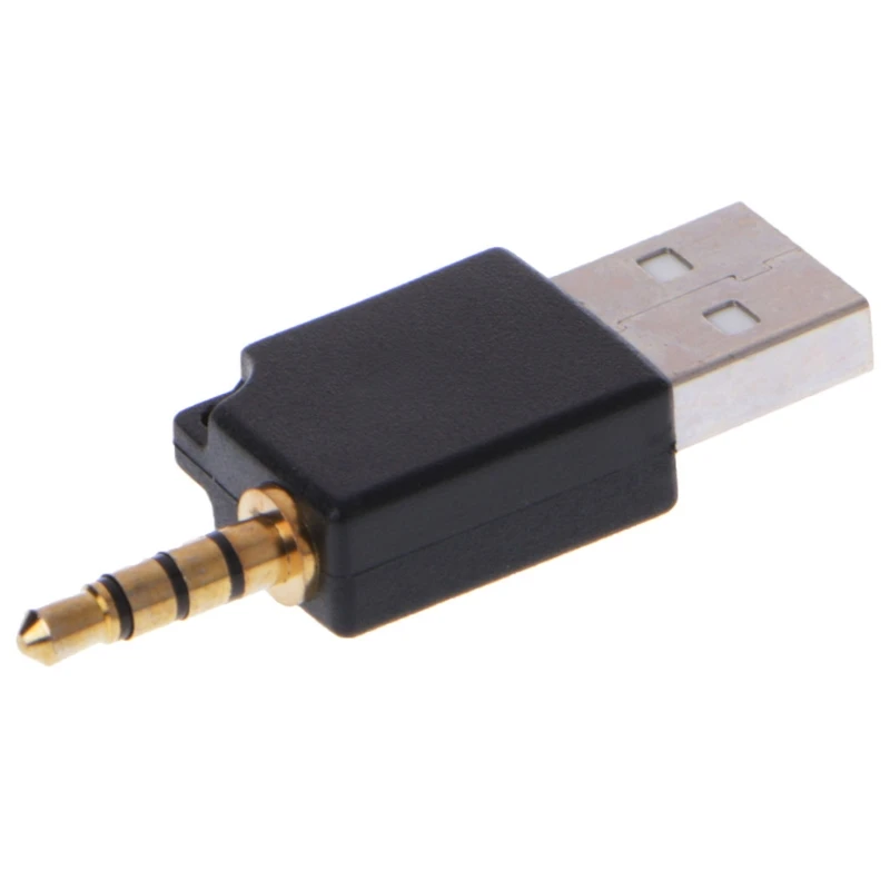 3 5 мм к USB 2 0 Мужской Aux дополнительный адаптер для Apple iPod Shuffle 1st 2nd MP3 X5QC|Кабели