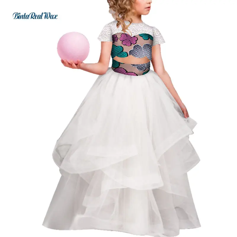 Платья принцессы для маленьких девочек трапециевидной формы базин богатые