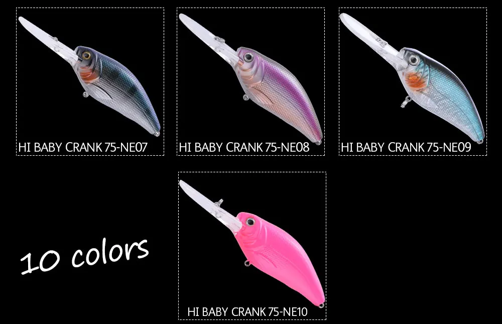 Makebass 2.95in0.79oz рыболовные приманки для моря Дайвинг Crankbait искусственная Pesca плавающая твердая приманка Воблер для мелкой рыбы приманка рыболовные снасти
