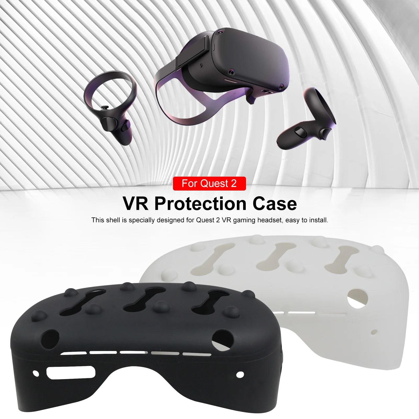 

Viugreum VR Headset Cover VR Protection Case For Oculus Quest 2