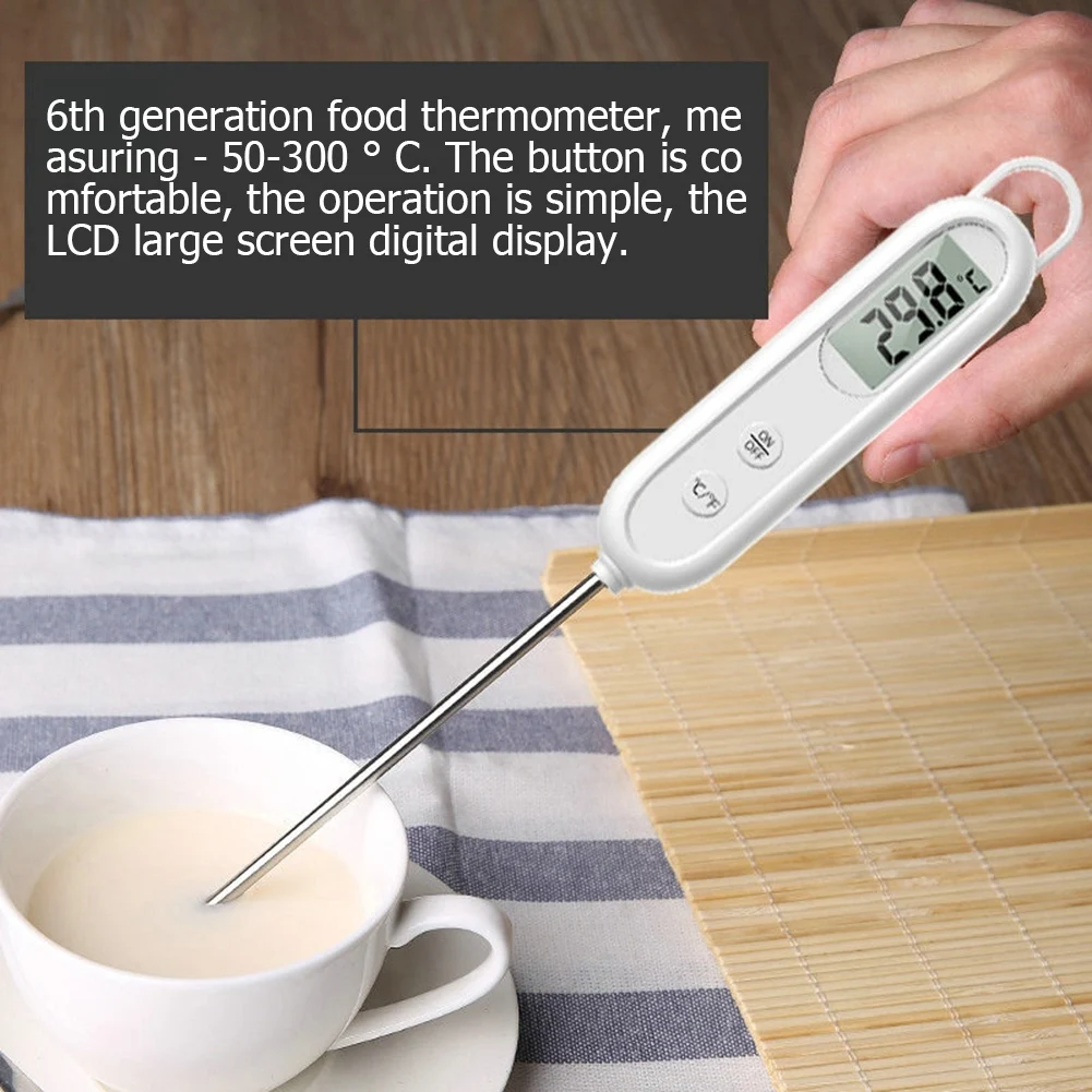 

Instant Reading Digital Thermometer for Oven Meat Bbq Water Grill Cooking Barbecue Kitchen Temperature Meter Home Termometer