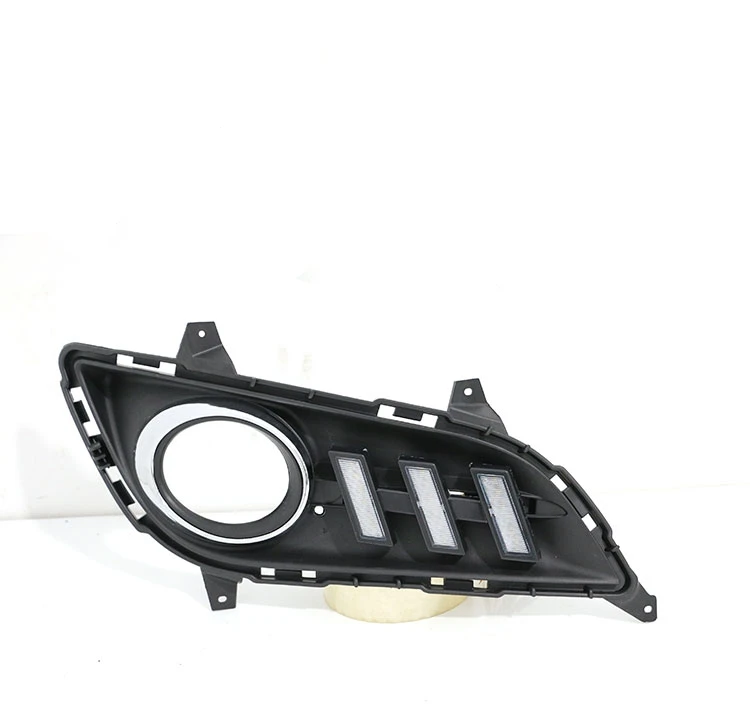 

eOsuns led drl daytime running light for Hyundai Elantra 2012-2016 with Dynamic moving yellow turn signal and blue night light