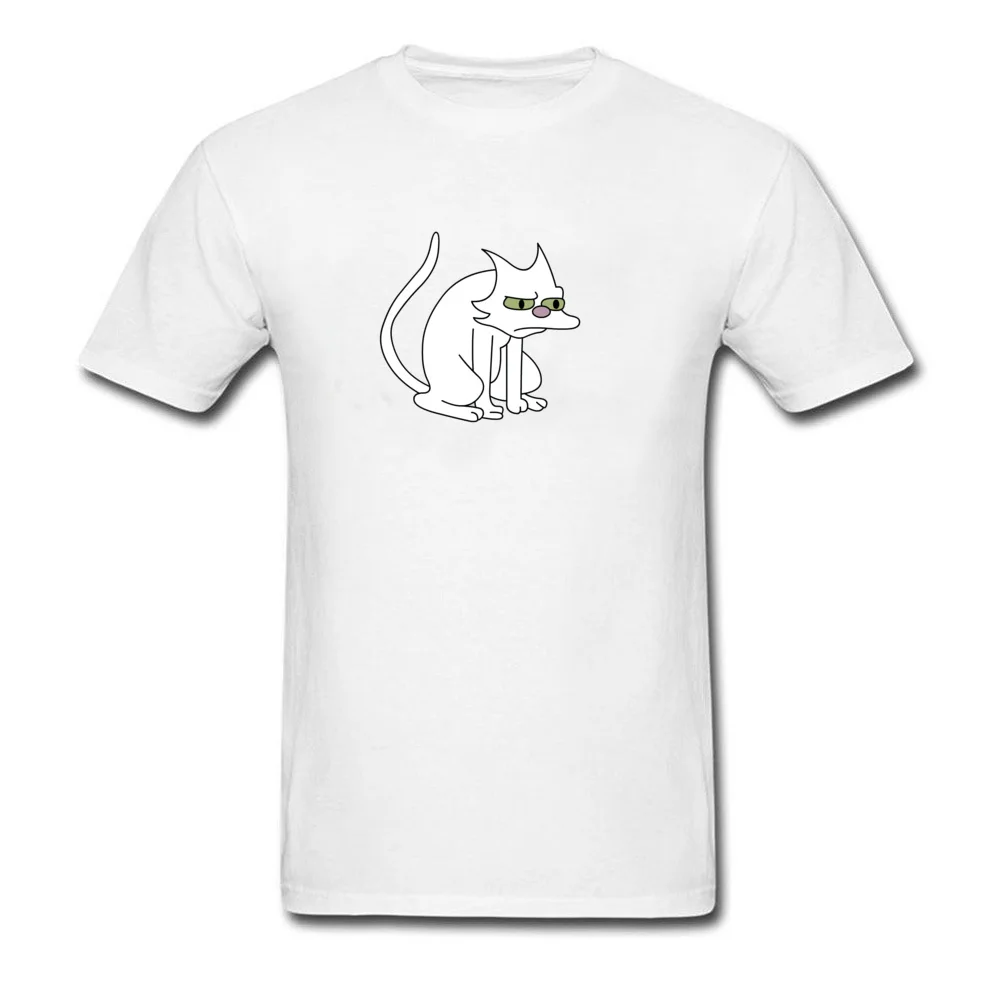 

Kohpweran Fun Tops 2021 Cartoon Simple Chic Design Men T-shirt Black White Fox Print Male Tee Shirt Short Sleeve Harajuku