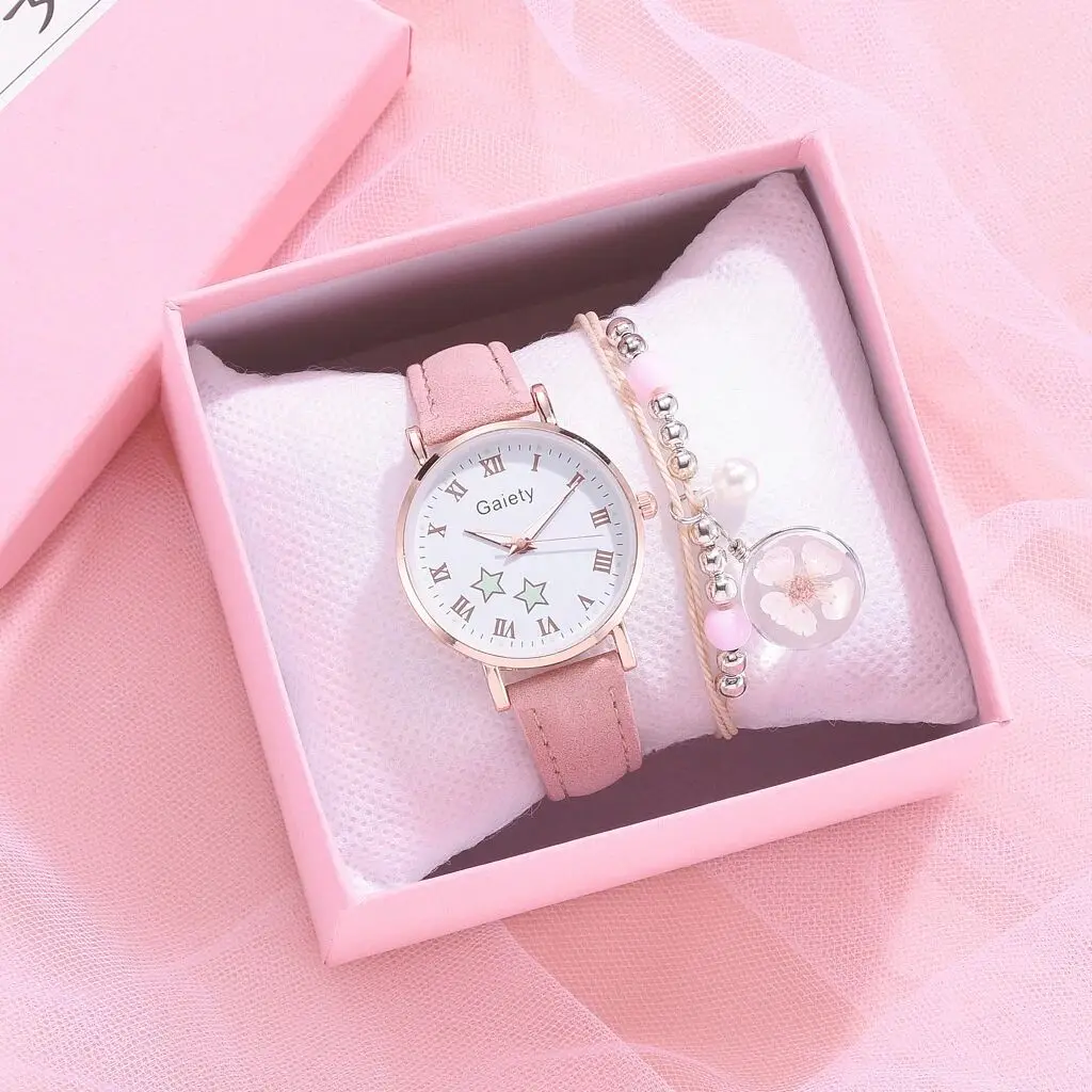 

Stars Luminous Best-selling Quartz Women for Watches Fashion Simple Women Watch Luxury Temperament Cute Girl Women Watches