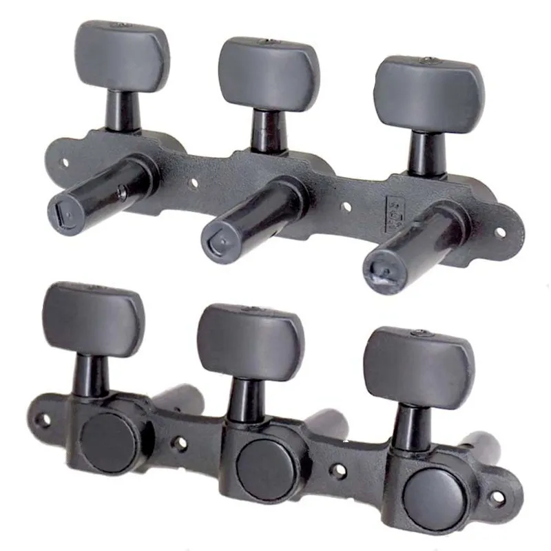 

A Set Of 3R3L Black Sealed-gear String Tuner Tuning Peg Tuners Machine Heads For Classical guitar accessories parts