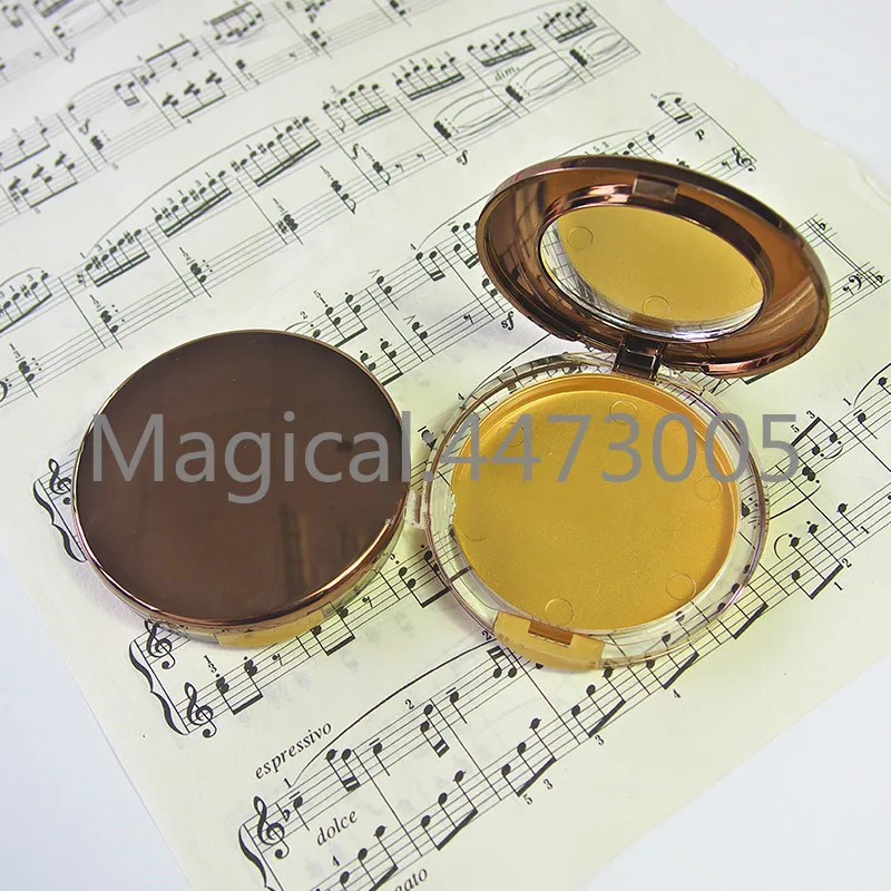 20 шт./лот пустая Косметическая Золотая емкость для теней век с алюминиевая