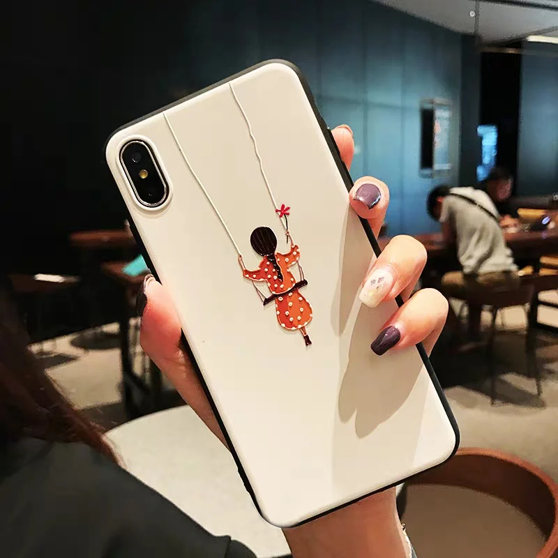 Для iphone 12 11 Pro 11Pro 12Pro Max 6 s 7 8 Plus 5 5s se 2020 чехол для X XS XR 8plus милый телефона девочек |