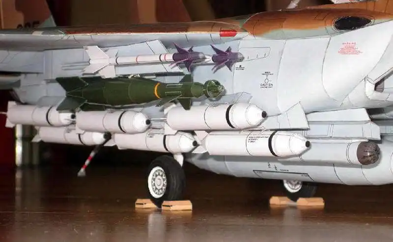 1:32 60 см США F 15 истребитель Eagle воздушные войска самолеты DIY 3D бумажная карточка