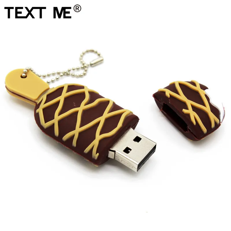 Напиши мне 64 Гб usb2.0 прохладное лето каждый деньмини Мороженое карту флэш памяти с