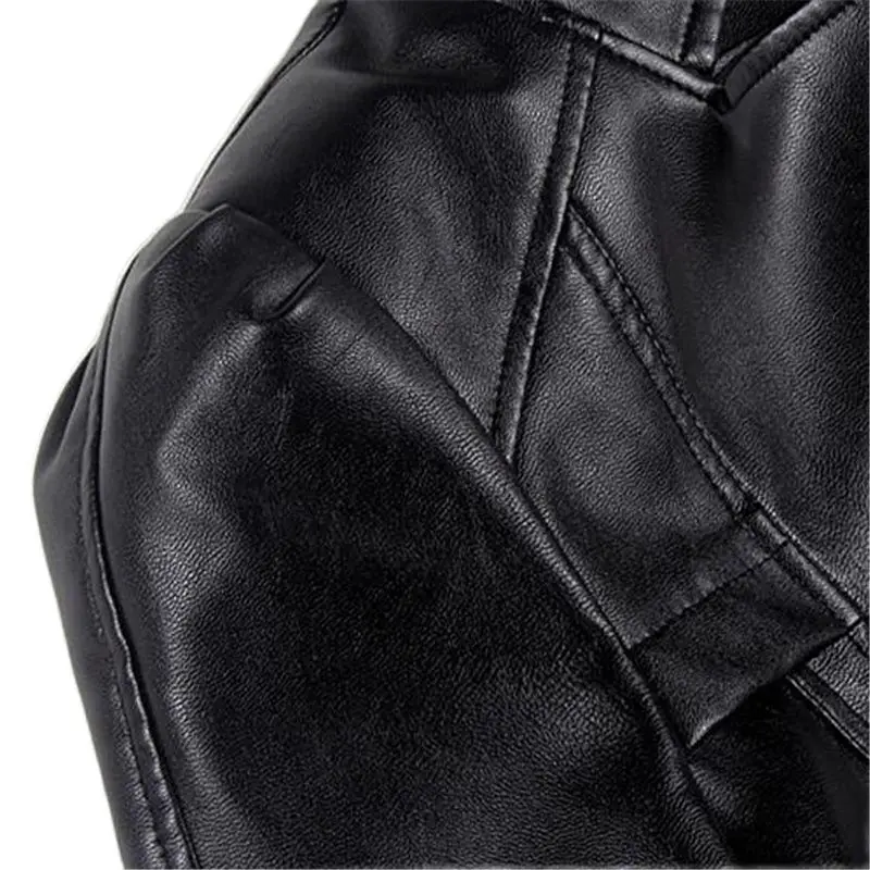 Размера плюс весенние кожаные куртки для женщин больших размеров из