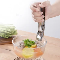 hot dish holder dish clamp pot clamp hot dish clamp silicone handle kitchen tool stainless steel multifunctional anti scald clip