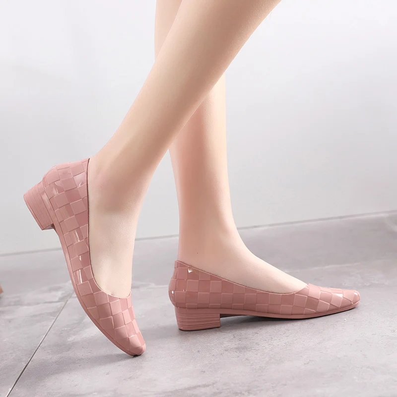 Женские босоножки на плоской подошве водонепроницаемые Нескользящие сандалии