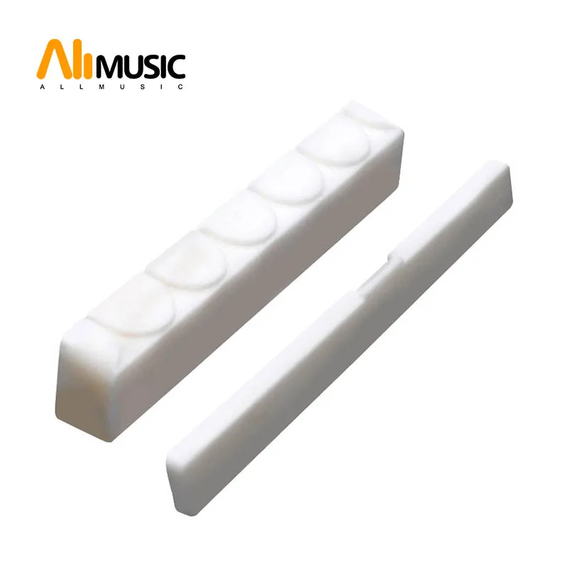 

Cattle Bone Nut and Bridge Saddle for Classic Guitar 6 String Guitar Bridge Cow Bone Saddle Nut Guitar Parts