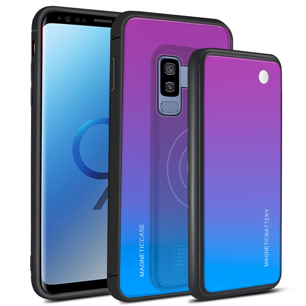 Galaxy S9 Plus Для samsung Galaxy S10/S9/S10e/S10/Note 10/S8 S9 S10 Note 10 Plus чехол с 5000 мАч беспроводным зарядным устройством - Цвет: Galaxy S9 Plus