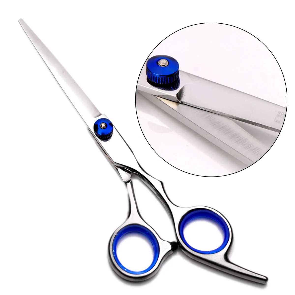 

5pcs Stainless Steel Salon Hairdressing Shears 6 inch Cutting Thinning Styling Tool Hair Scissors Regular Flat Teeth Blades