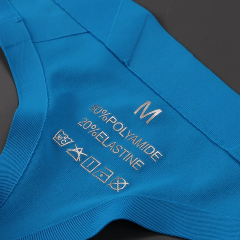 Для мужчин сексуальное женское нижнее бельё для девочек бесшовные льда шелковые трусы бикини с Штаны ультра