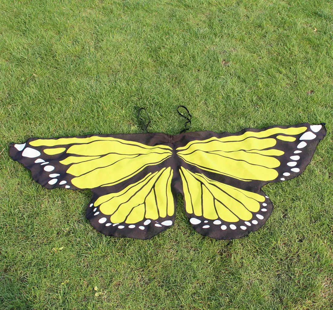 Шаль с фиксированным ремешком детское платье для косплея крыльями тканевый