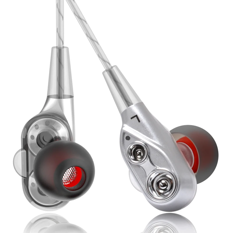 Новые наушники QKZ CK8 3,5 мм проводные наушники стерео 3D сабвуфер HIFI проводные наушники для samsung iPhone Millet pk DM7 DM6