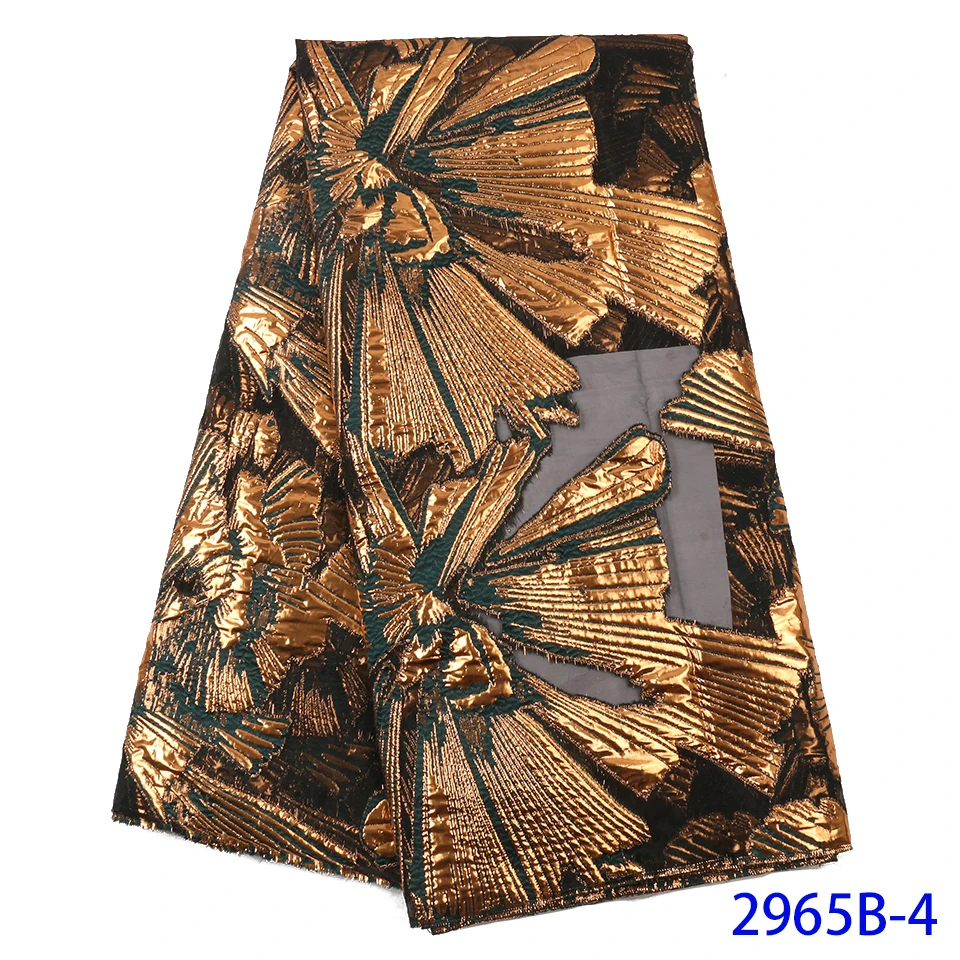 

Brocade Net Lace Africa Fabric French Tulle Blue Decorative Flowers African Wedding Dress Hawaii Flower AMY2965B