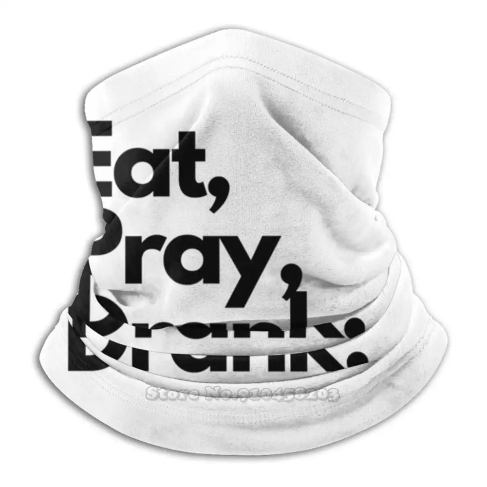 Eat Pray пил езды на велосипеде мотоцикле и Головные уборы моющиеся с шарфом теплые