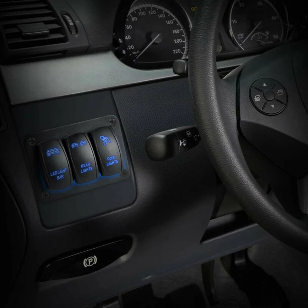 3-х клавишный тумблер с сисветодиодный светодиодной панелью Светильник