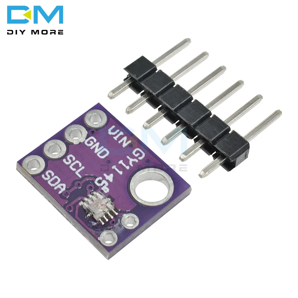 SI1145 ультрафиолетовая ИК проекционная плата I2C IIC Φ 6 контактный разъем световой