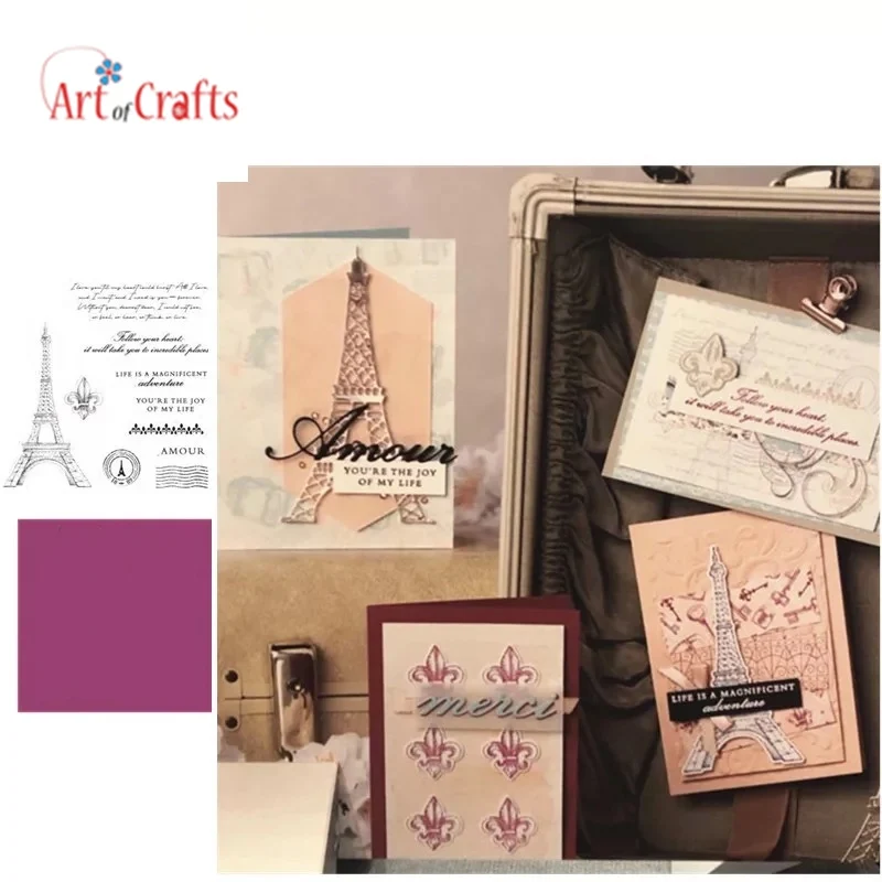 Parisian beauty прозрачный Штамп для рукоделия скрапбукинга открыток детей Веселый