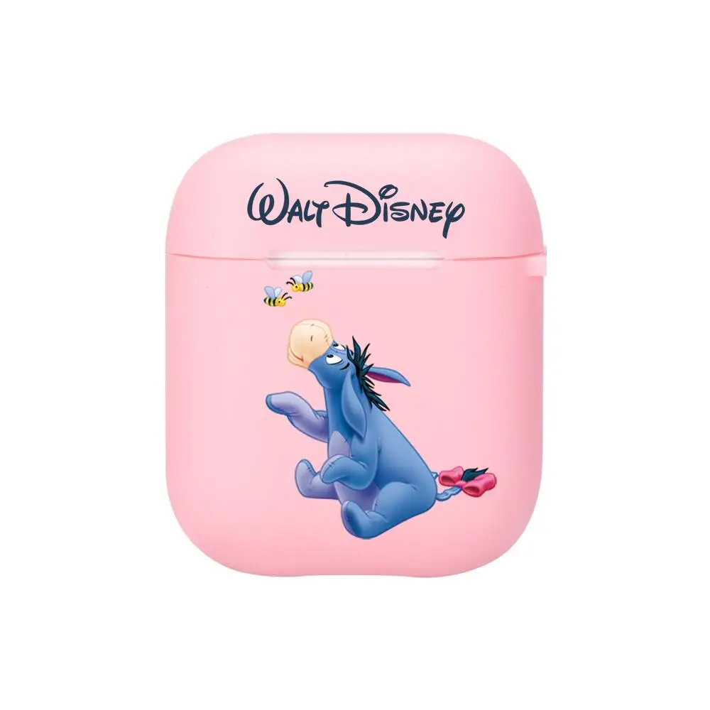 Милый Disney Микки и Минни Маус Мышь силикона Bluetooth Беспроводной наушники чехол для