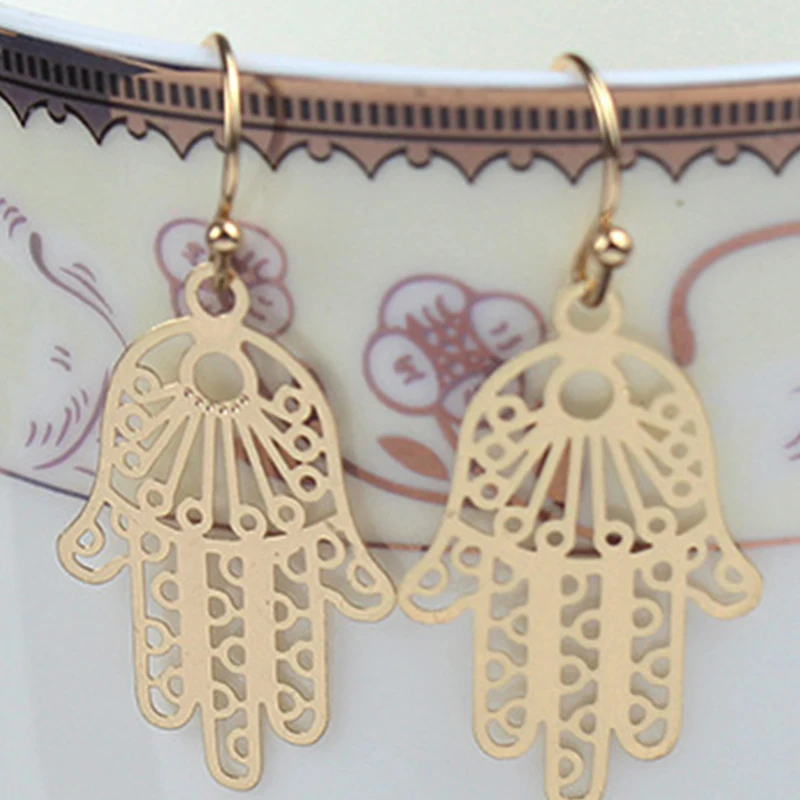 Преувеличенные женские Модные Простые индивидуальные серьги абстрактные полые