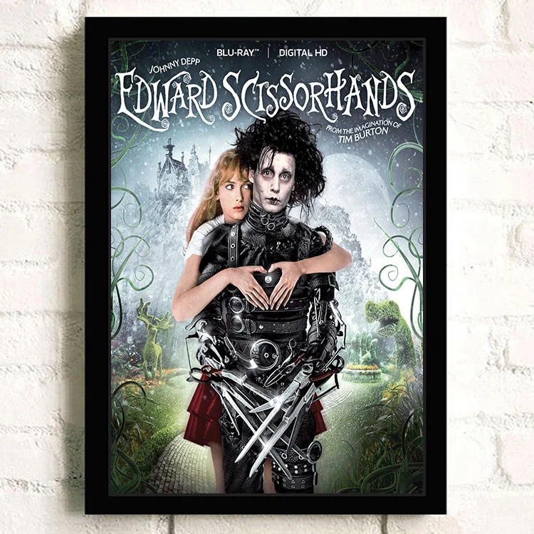Эдвард ножницы orhands классический фильм HD звезда настенное искусство домашний