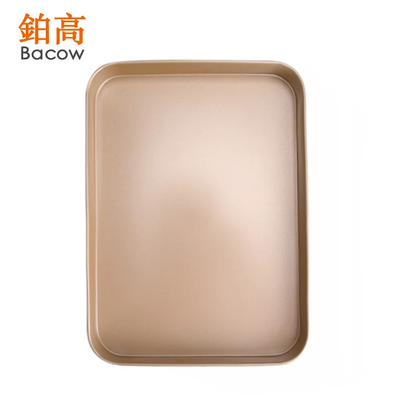 Прямоугольная прямая противень для выпечки 10 дюймов Золотая посуда из