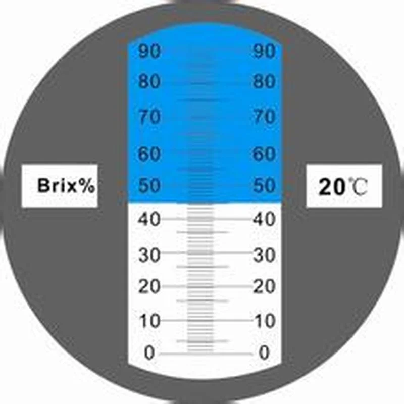 Рефрактометр шкала Brix. Brix рефрактометр таблица. Линейка Brix.