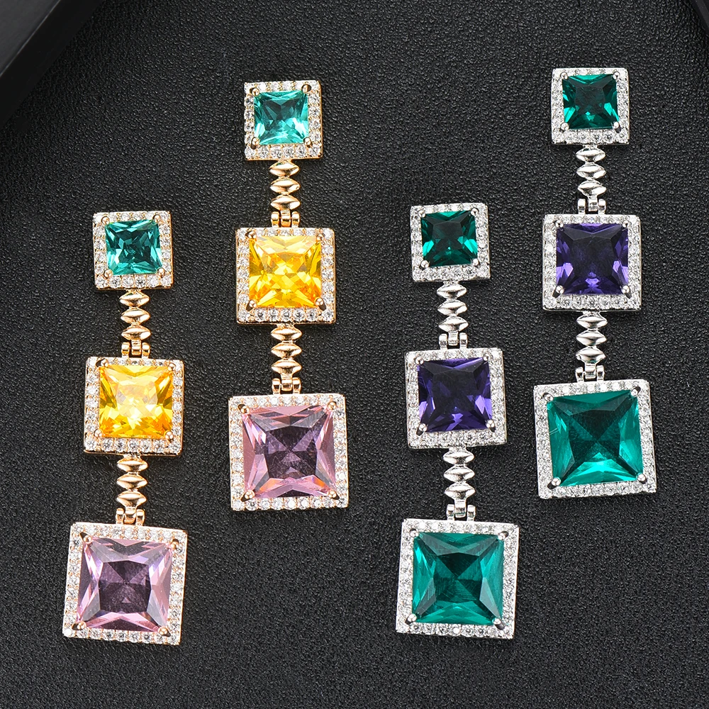 Прозрачные изысканные серьги missvikki с австрийскими кристаллами для женщин