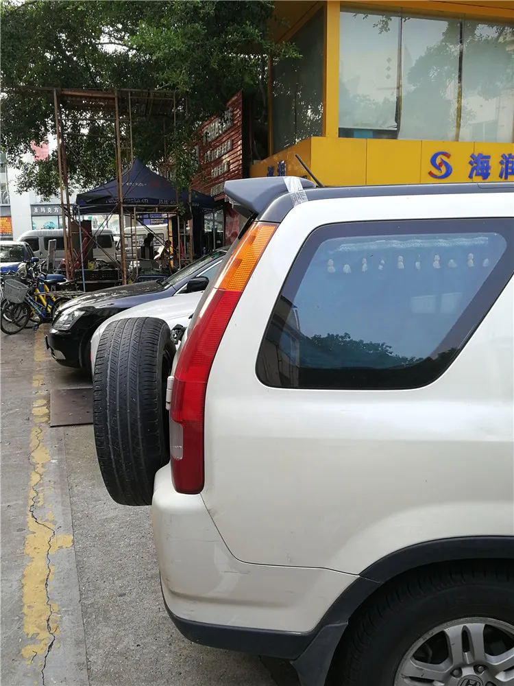 Спойлер для HONDA CR V 2001 2003 спойлер CRV из высококачественного АБС материала заднее