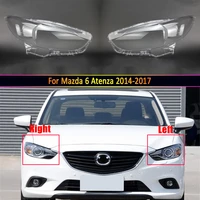 car headlamp lens transparent headlight glass auto head lamp case for mazda 6 atenza 2014 2015 2016 2017 shade shell cover caps