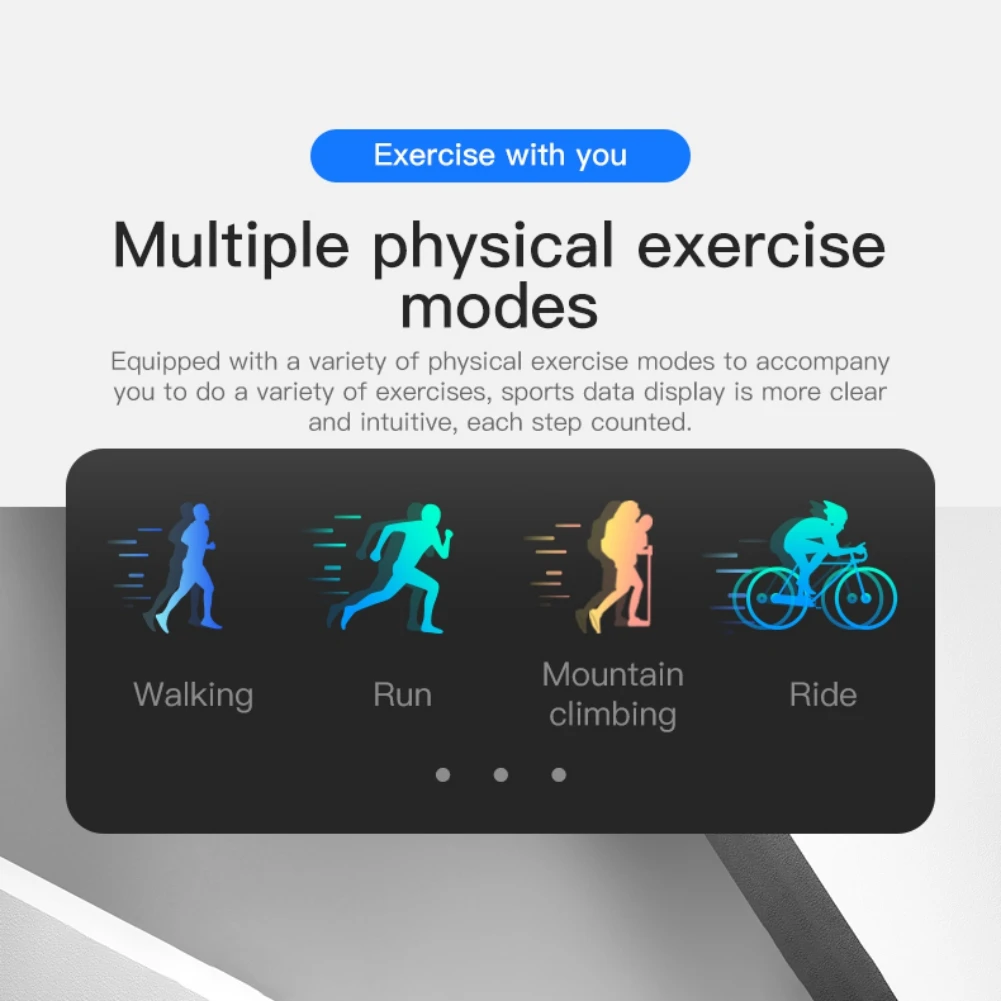 

Smart Watch Physical Temperature Monitoring Heart Rate Blood Pressure Detection Sleep Weather Sports Handlex Smart WatchB