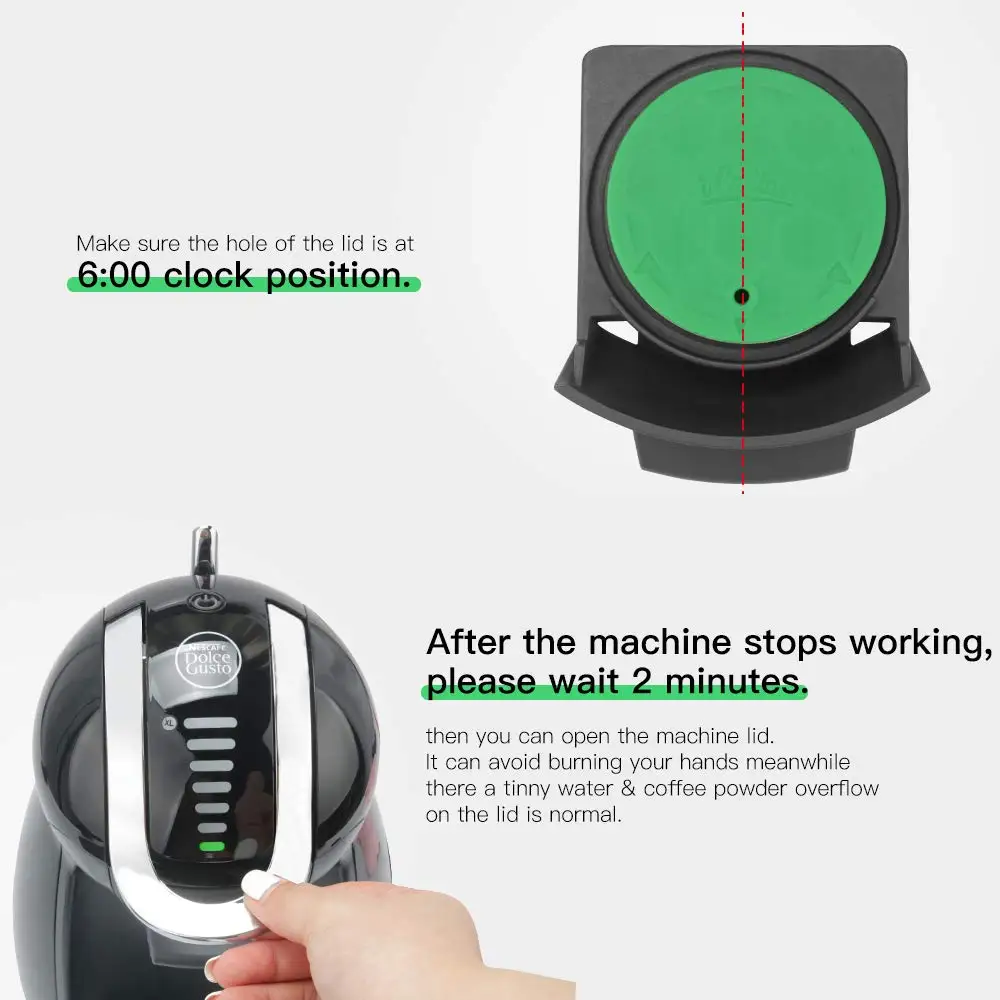 Многоразовые фильтры для кофейных капсул Dolce Gusto совместимые с кофеваркой Nescafe