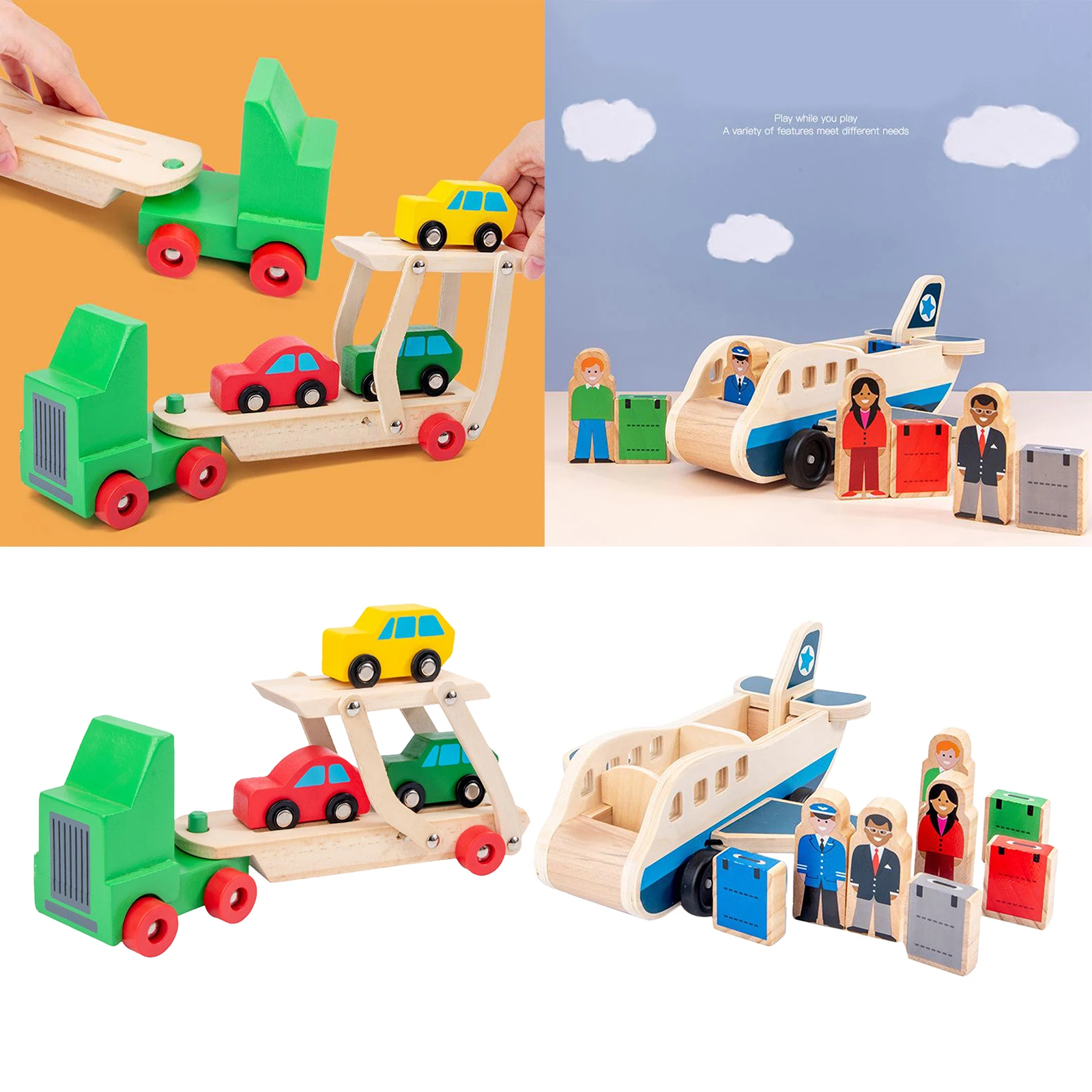 

Wooden Model Kits Build Vehicle Kit Children Educational Toys Christmas