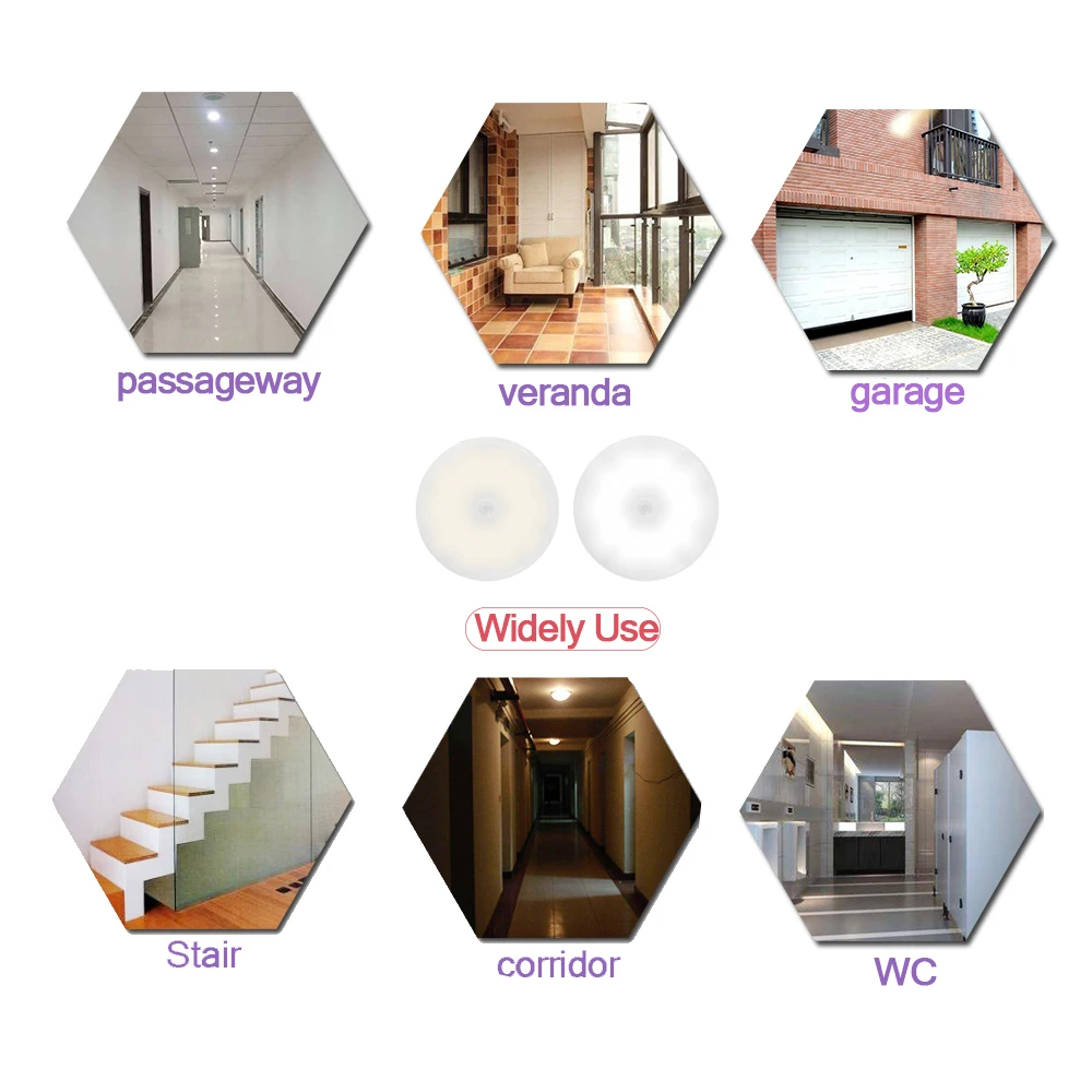 

Led light motion sensorlantern night lights nightlight under Cabinet Stairsfor Wardrobebedroom indoor home lighting Automatic