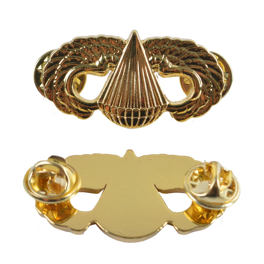 Металлический значок с парашютной квалификацией ВВС США брошка на