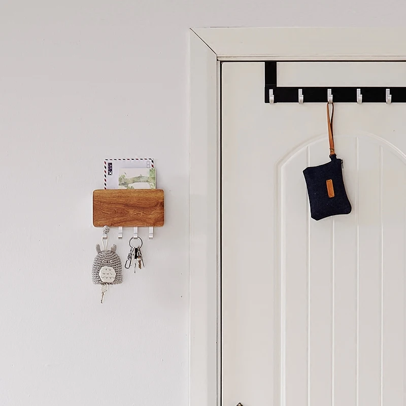 Креативный алюминиевый крючок на дверь для хранения ключей (A181) | Дом и сад