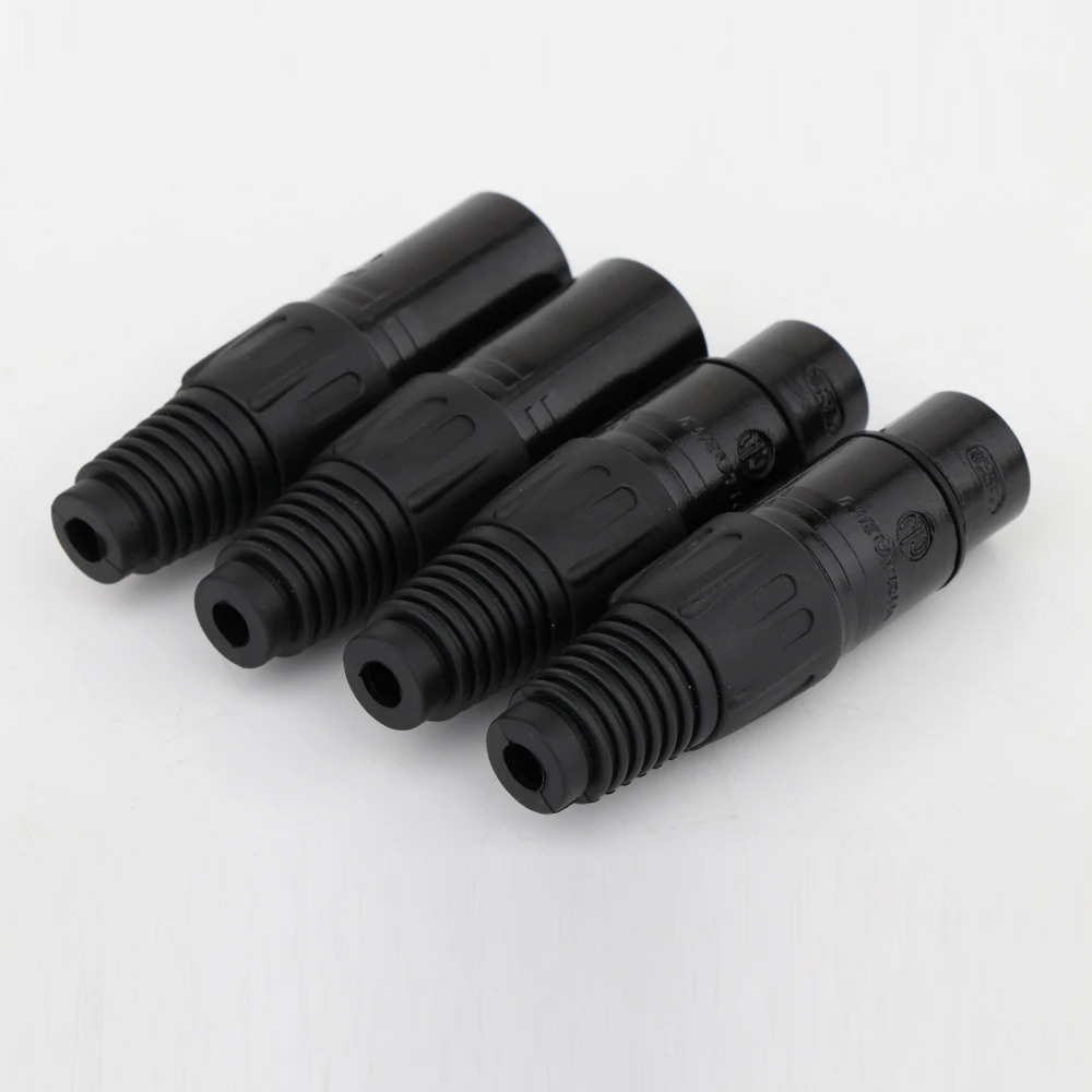 4 шт. позолоченные 3-полюсные коннекторы для аудиокабеля | Электроника