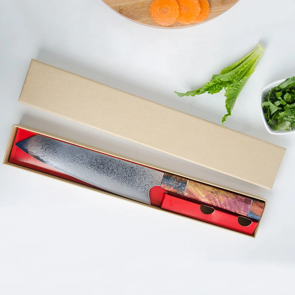 Нож шеф-повара из дамасской стали японские универсальные ножи острый Мясницкий