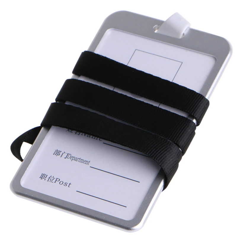 

Aluminum Alloy ID Credit Card Badge Holder Cover With Neck Nylon Lanyard Strap 2020 2021 New