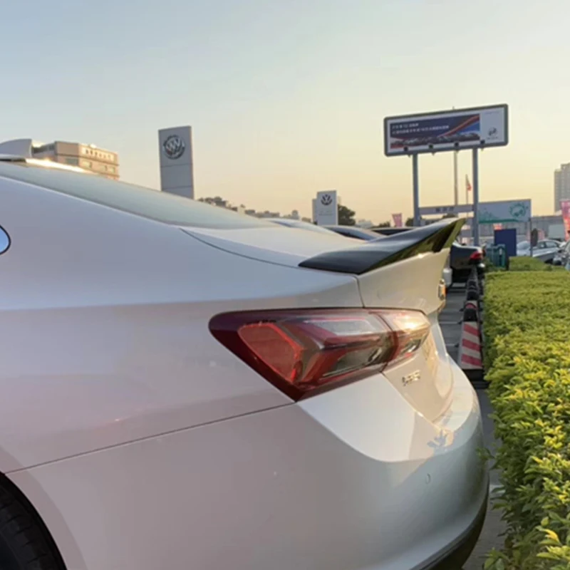 Подходит для Chevrolet Malibu XL спойлер 2016 17 18 19 лет настоящий глянцевый задний Чехол из